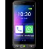 CELLULARE SMART SENIOR SAIET STS502 NERO + CUSTODIA + PELLICOLA VETRO TEMPERATO- 1.3 GHz Quad Core - 8GB - 5MP + 2MP